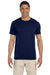 Gildan G640 Mens Softstyle Short Sleeve Crewneck T-Shirt Navy Blue Front