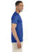 Gildan G640 Mens Softstyle Short Sleeve Crewneck T-Shirt Metro Blue Side