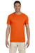 Gildan G640 Mens Softstyle Short Sleeve Crewneck T-Shirt Orange Front