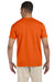 Gildan G640 Mens Softstyle Short Sleeve Crewneck T-Shirt Orange Back