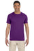 Gildan G640 Mens Softstyle Short Sleeve Crewneck T-Shirt Purple Front