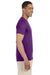 Gildan G640 Mens Softstyle Short Sleeve Crewneck T-Shirt Purple Side