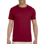 Gildan Mens Softstyle Short Sleeve Crewneck T-Shirt - Antique Cherry Red