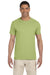Gildan G640 Mens Softstyle Short Sleeve Crewneck T-Shirt Kiwi Green Front
