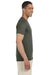 Gildan G640 Mens Softstyle Short Sleeve Crewneck T-Shirt Military Green Side