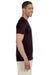 Gildan G640 Mens Softstyle Short Sleeve Crewneck T-Shirt Chocolate Brown Side