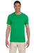 Gildan G640 Mens Softstyle Short Sleeve Crewneck T-Shirt Irish Green Front