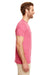 Gildan G640 Mens Softstyle Short Sleeve Crewneck T-Shirt Heather Cardinal Red Side