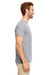 Gildan G640 Mens Softstyle Short Sleeve Crewneck T-Shirt Heather Graphite Grey Side