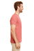 Gildan G640 Mens Softstyle Short Sleeve Crewneck T-Shirt Heather Bronze Red Side