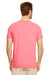Gildan G640 Mens Softstyle Short Sleeve Crewneck T-Shirt Heather Coral Silk Pink Back
