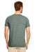 Gildan G640 Mens Softstyle Short Sleeve Crewneck T-Shirt Heather Forest Green Back