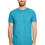 Gildan Mens Softstyle Short Sleeve Crewneck T-Shirt - Heather Galapagos Blue