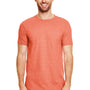 Gildan Mens Softstyle Short Sleeve Crewneck T-Shirt - Heather Orange