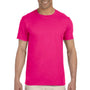Gildan Mens Softstyle Short Sleeve Crewneck T-Shirt - Antique Heliconia Pink