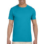 Gildan Mens Softstyle Short Sleeve Crewneck T-Shirt - Tropical Blue