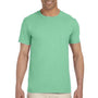 Gildan Mens Softstyle Short Sleeve Crewneck T-Shirt - Mint Green