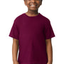 Gildan Youth Softstyle Short Sleeve Crewneck T-Shirt - Maroon