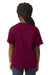 Gildan 64000B Youth Softstyle Short Sleeve Crewneck T-Shirt Maroon Back