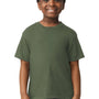 Gildan Youth Softstyle Short Sleeve Crewneck T-Shirt - Military Green