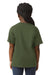 Gildan 64000B Youth Softstyle Short Sleeve Crewneck T-Shirt Military Green Back