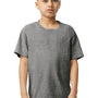 Gildan Youth Softstyle Short Sleeve Crewneck T-Shirt - Heather Graphite Grey