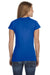 Gildan G640L Womens Softstyle Short Sleeve Crewneck T-Shirt Royal Blue Back