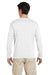 Gildan G644 Mens Softstyle Long Sleeve Crewneck T-Shirt White Back