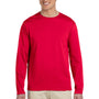Gildan Mens Softstyle Long Sleeve Crewneck T-Shirt - Cherry Red