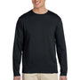 Gildan Mens Softstyle Long Sleeve Crewneck T-Shirt - Black