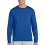 Gildan Mens Softstyle Long Sleeve Crewneck T-Shirt - Royal Blue
