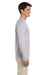 Gildan G644 Mens Softstyle Long Sleeve Crewneck T-Shirt Sport Grey Side