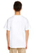 Gildan G645B Youth Softstyle Short Sleeve Crewneck T-Shirt White Back