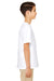 Gildan G645B Youth Softstyle Short Sleeve Crewneck T-Shirt White Side
