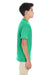 Gildan G645B Youth Softstyle Short Sleeve Crewneck T-Shirt Heather Irish Green Side