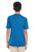 Gildan G645B Youth Softstyle Short Sleeve Crewneck T-Shirt Heather Sapphire Blue Back