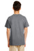Gildan G645B Youth Softstyle Short Sleeve Crewneck T-Shirt Charcoal Grey Back