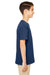Gildan G645B Youth Softstyle Short Sleeve Crewneck T-Shirt Navy Blue Side