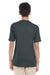 Gildan G645B Youth Softstyle Short Sleeve Crewneck T-Shirt Heather Dark Grey Back