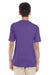 Gildan G645B Youth Softstyle Short Sleeve Crewneck T-Shirt Heather Purple Back