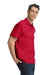 Gildan G648 Mens SoftStyle Double Pique Short Sleeve Polo Shirt Cherry Red Side