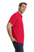 Gildan G648 Mens SoftStyle Double Pique Short Sleeve Polo Shirt Red Side