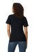 Gildan G648L Womens SoftStyle Double Pique Short Sleeve Polo Shirt Black Back