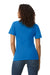 Gildan G648L Womens SoftStyle Double Pique Short Sleeve Polo Shirt Royal Blue Back