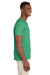 Gildan G64V Mens Softstyle Short Sleeve V-Neck T-Shirt Heather Irish Green Side