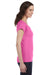 Gildan G64VL Womens Softstyle Short Sleeve V-Neck T-Shirt Azalea Pink Side