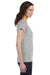 Gildan G64VL Womens Softstyle Short Sleeve V-Neck T-Shirt Grey Side