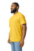Gildan G650 Mens Softstyle Short Sleeve Crewneck T-Shirt Daisy Yellow Side