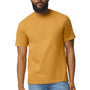 Gildan Mens Softstyle Short Sleeve Crewneck T-Shirt - Mustard Yellow