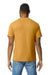 Gildan G650 Mens Softstyle Short Sleeve Crewneck T-Shirt Mustard Yellow Back